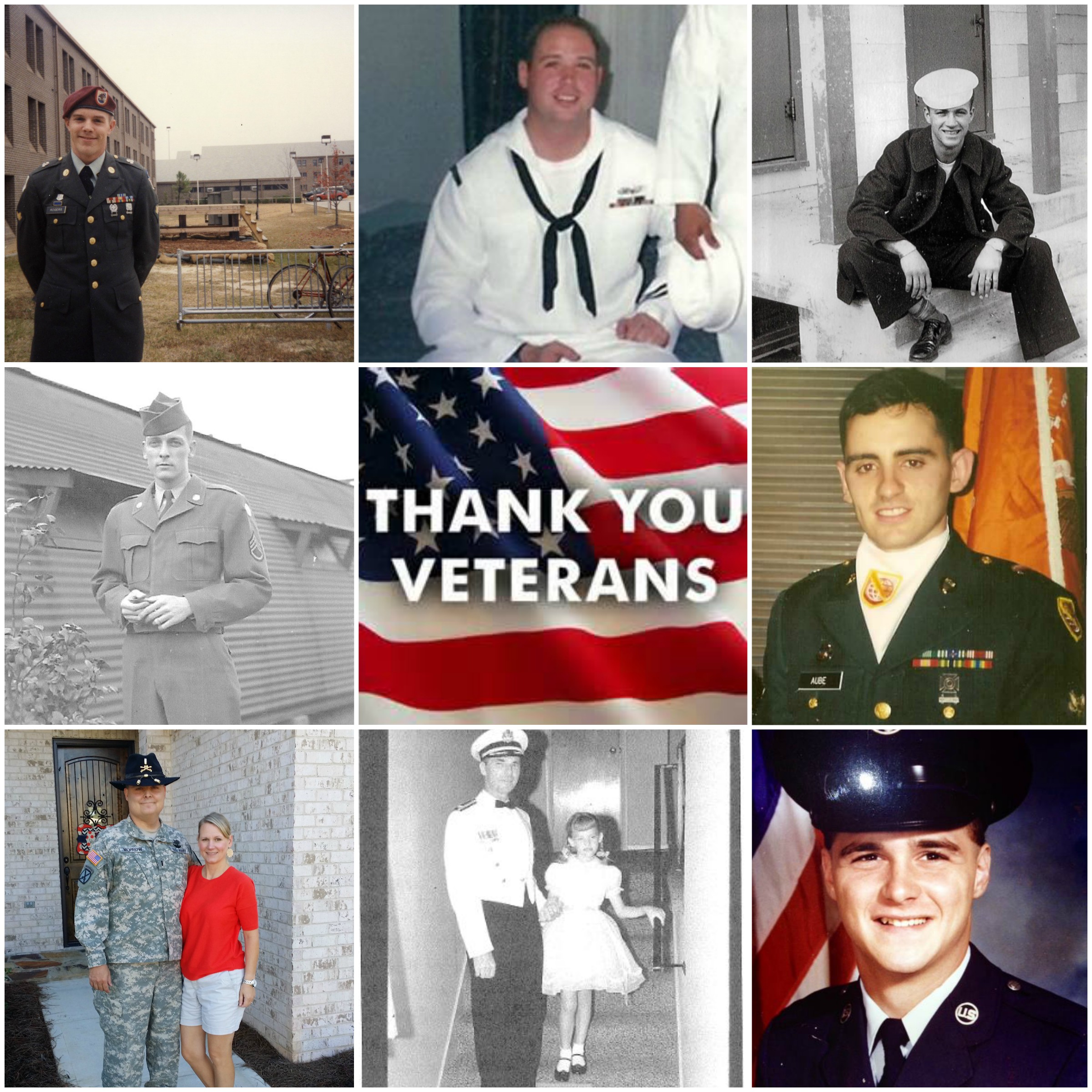 Veterans Day Picture Collage