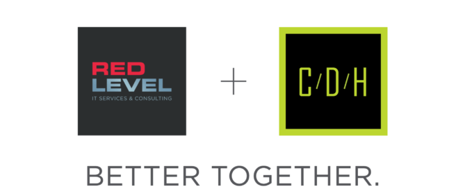 Red Level CDH Better Together Logo