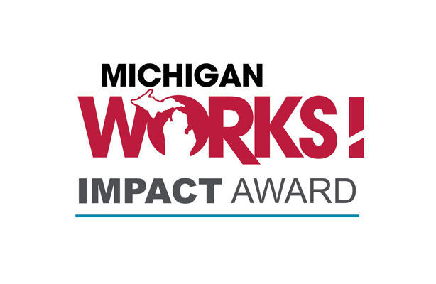 Michigan Works Impact Award logo