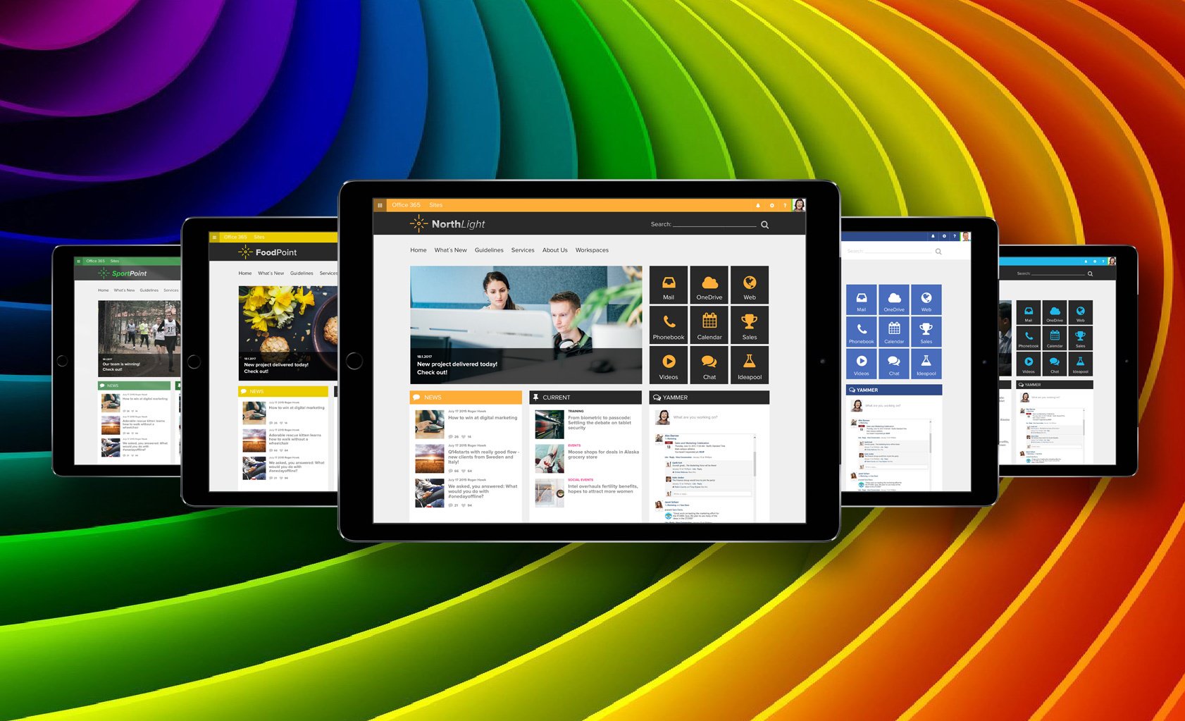 Valo Intranet Customize Colors banner