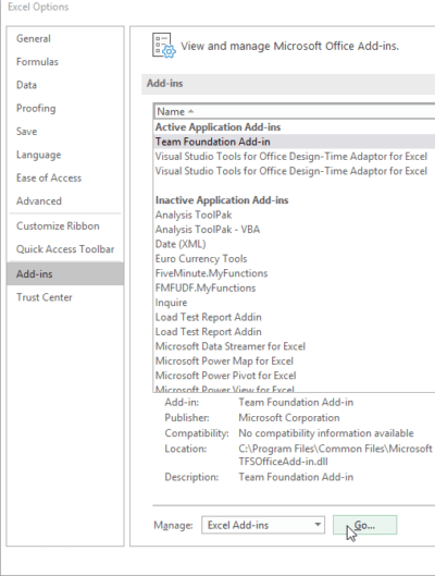 Excel Automation Add-In - Red Level
